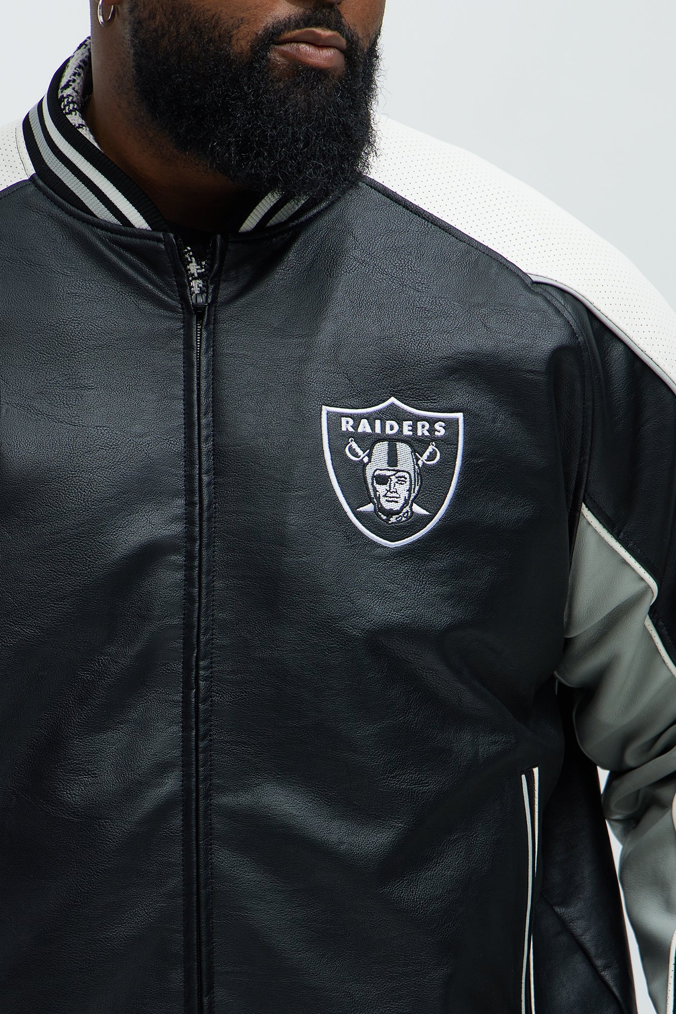 Raiders High Standard Jacket - Black/White