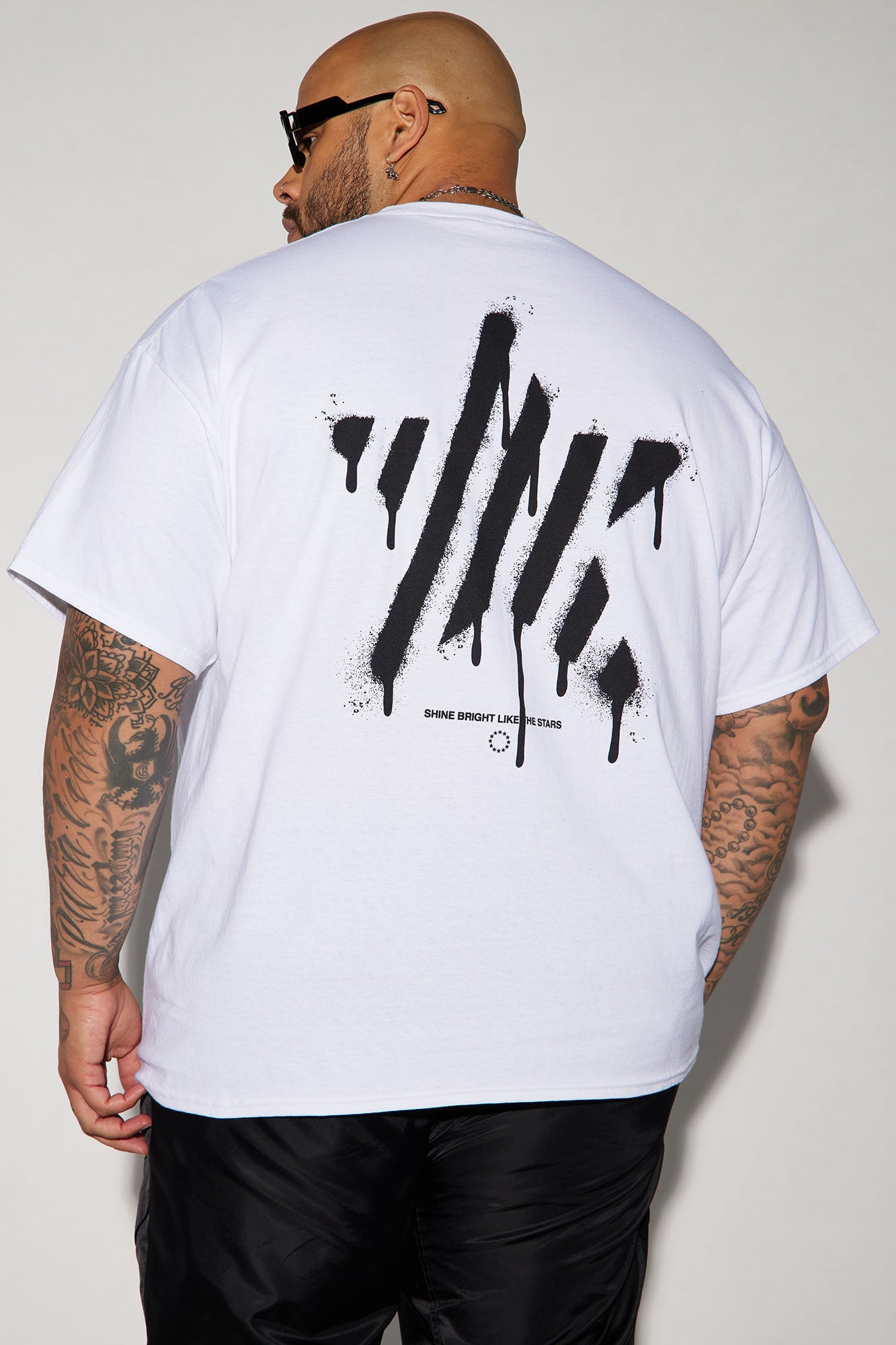 Filling Vacancy Like The Brightest Star Short Sleeve Tee - White