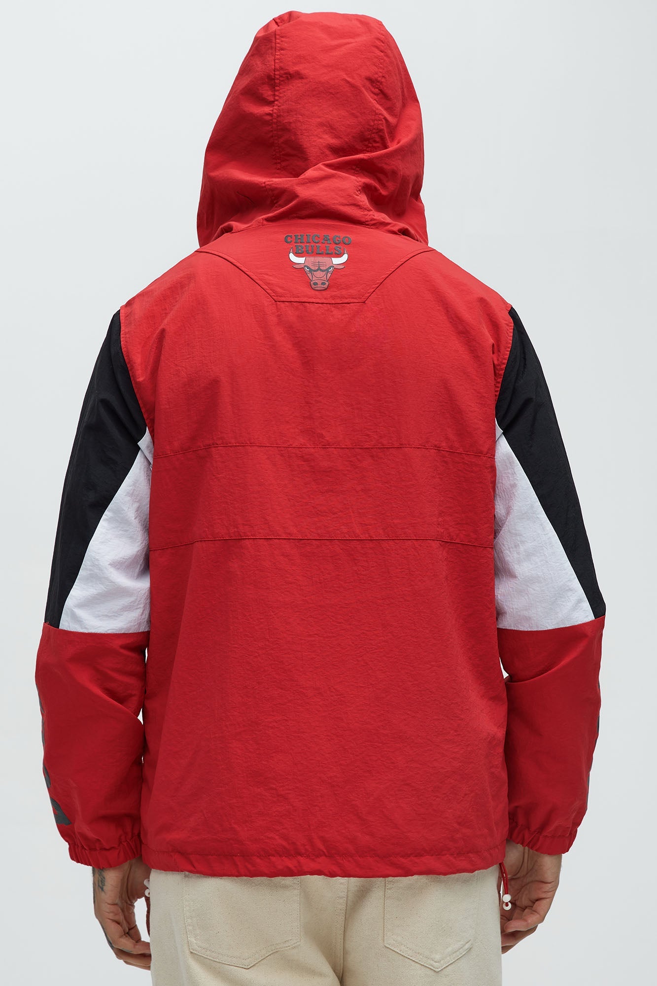Bulls Ranger Quarter Zip Hoodie Jacket - Red