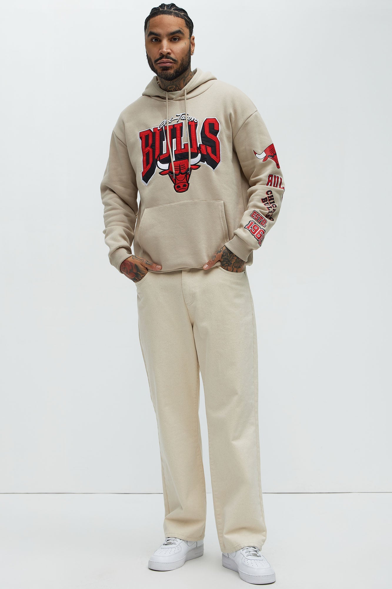 Bulls City Connect Hoodie - Sand