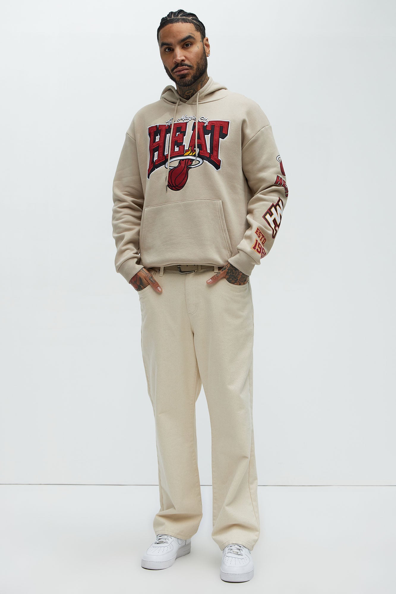 Heat City Connect Hoodie - Sand