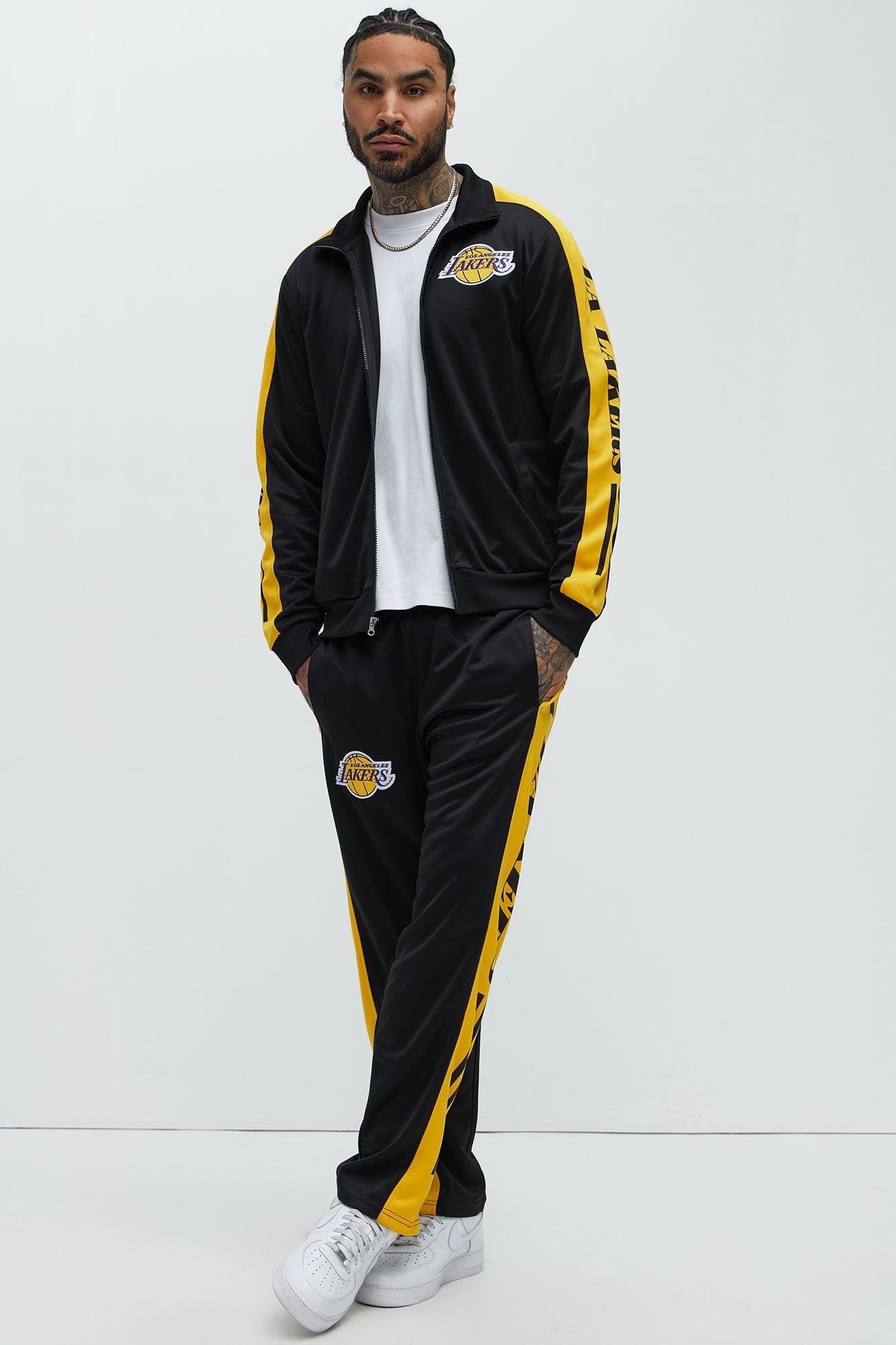 Lakers Stand By Track Pants - Black