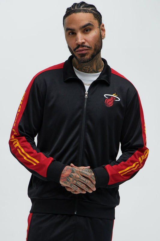 Heat Stand By Track Jacket - Black