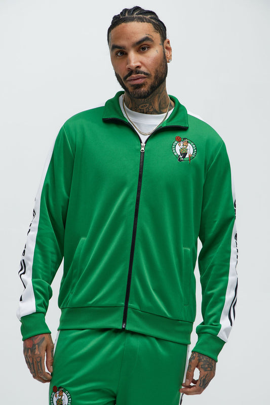 Celtics Stand By Track Jacket - Kelly Green