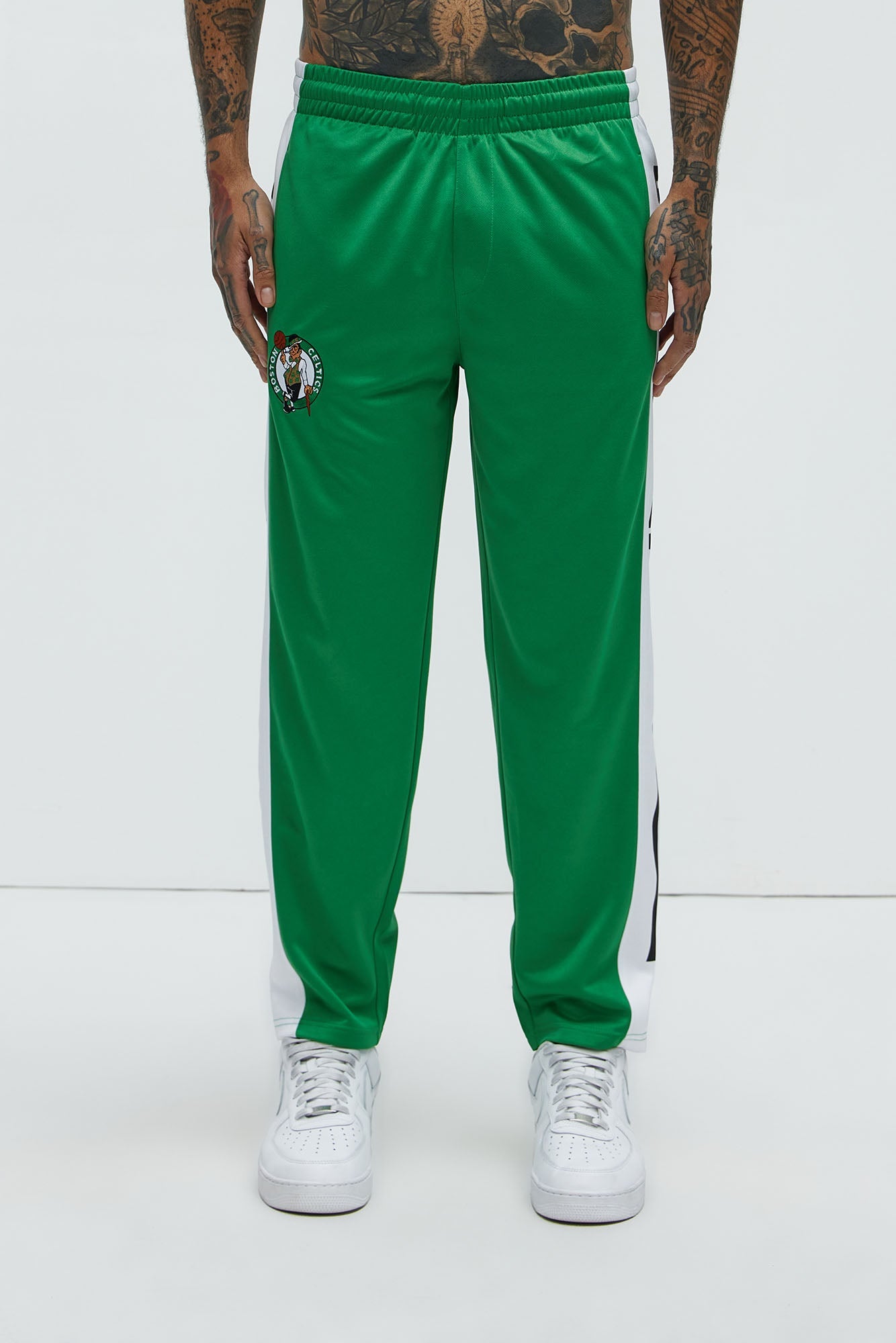 Celtics Stand By Track Pants - Kelly Green