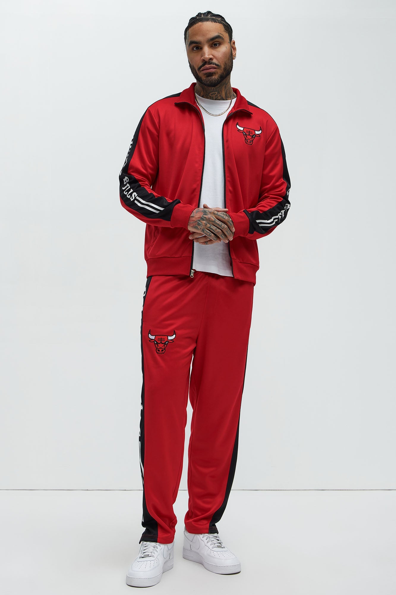 Bulls Stand By Track Jacket - Red
