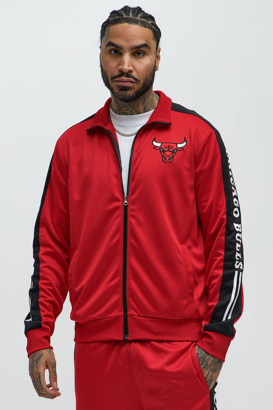 Bulls Stand By Track Jacket - Red