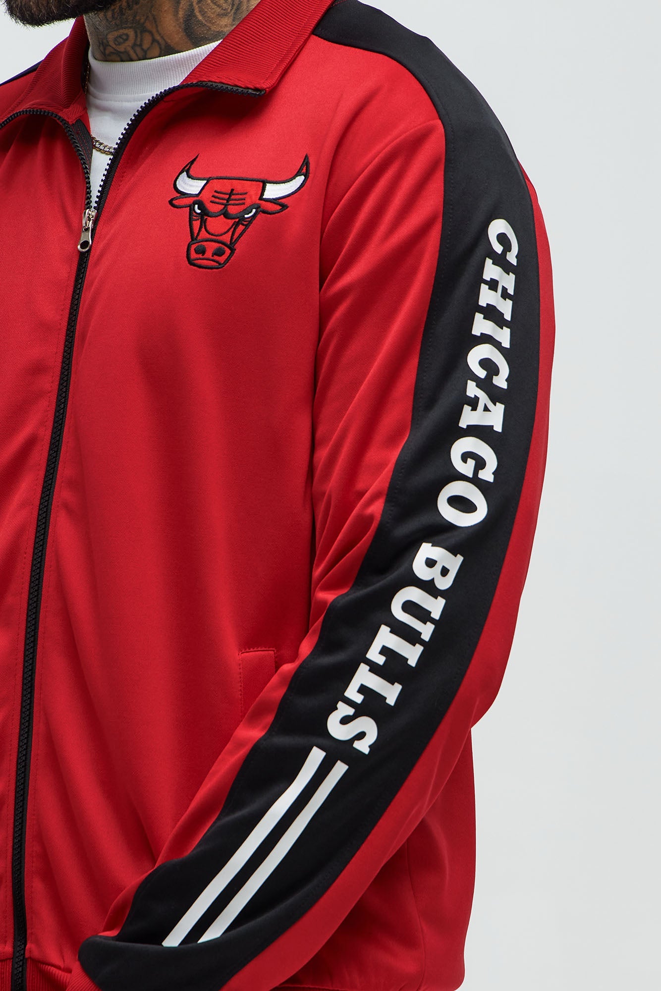 Bulls Stand By Track Jacket - Red