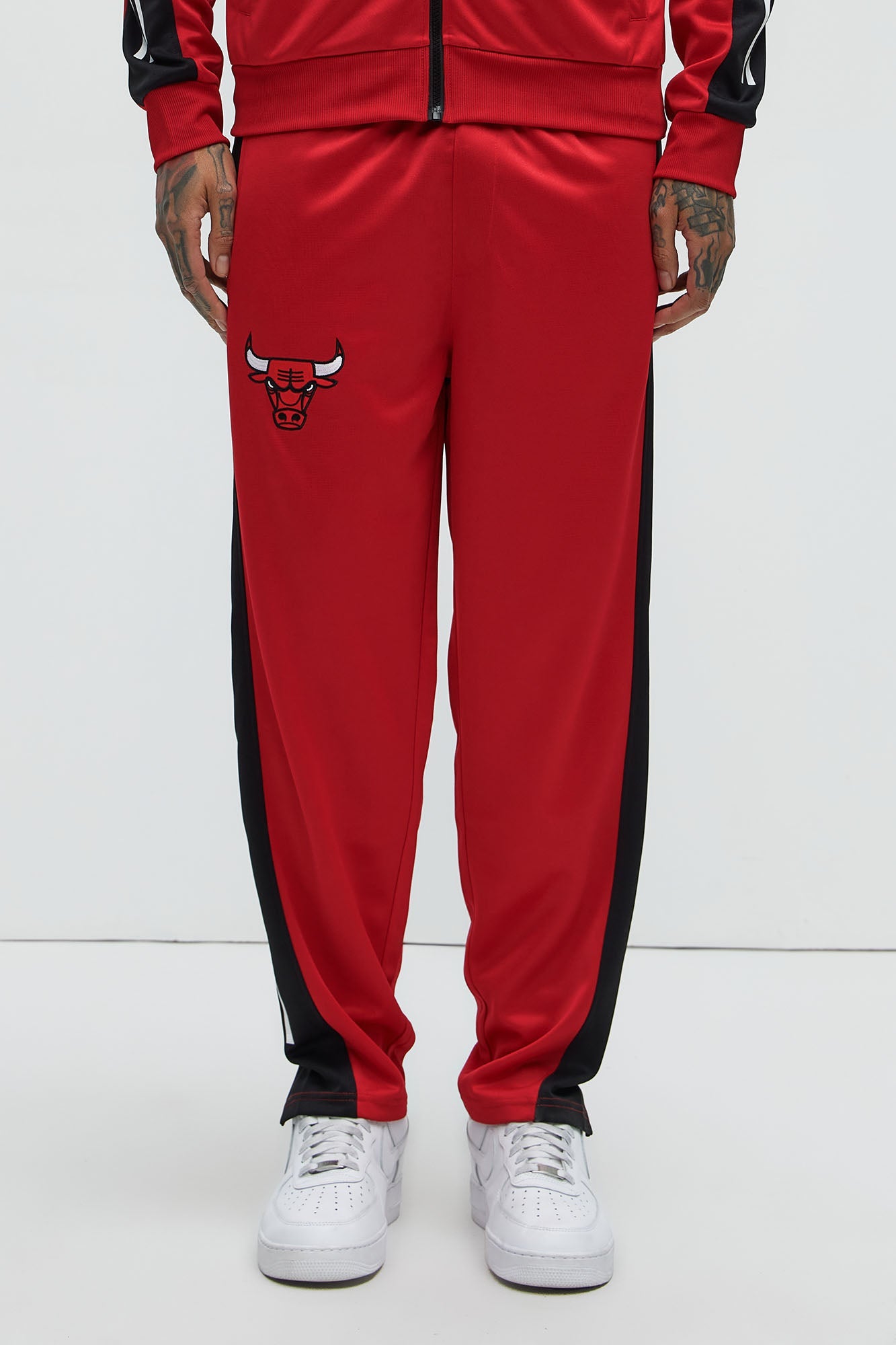 Bulls Stand By Track Pants - Red
