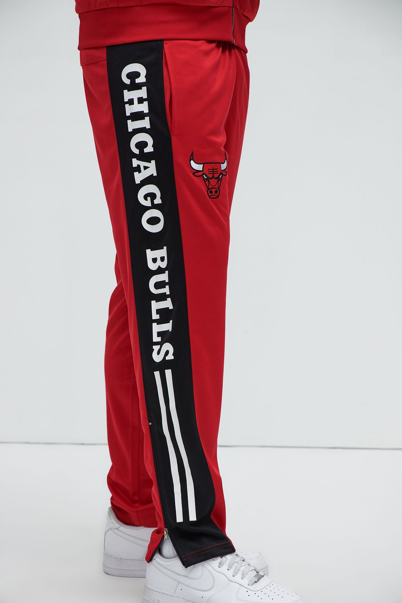 Bulls Stand By Track Pants - Red