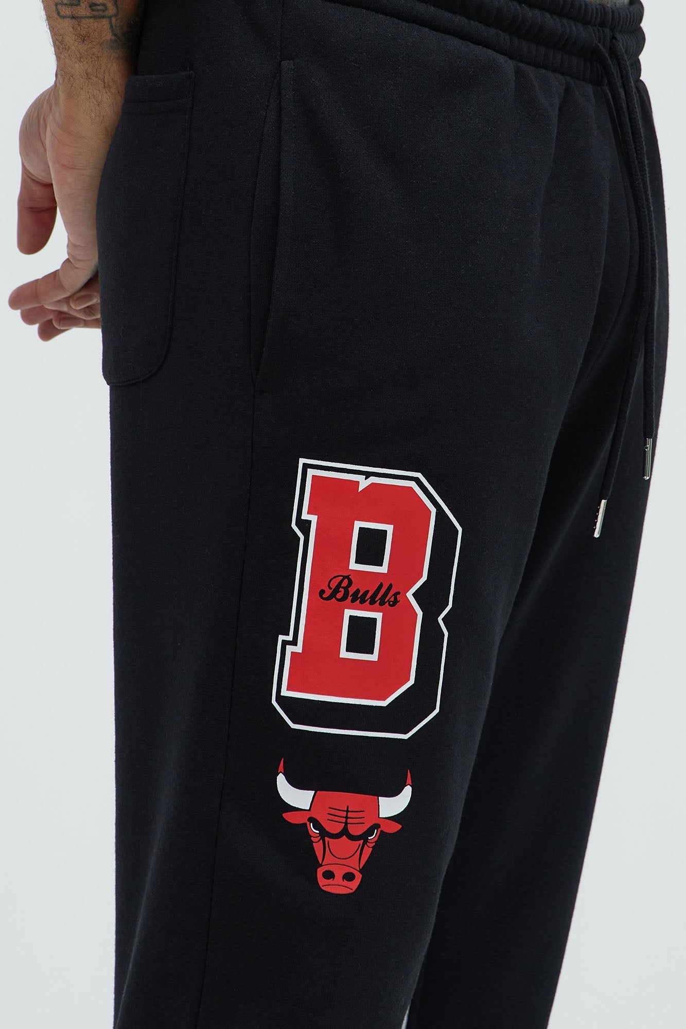 Bulls Backboard Skinny Flare Sweatpants - Red/Black