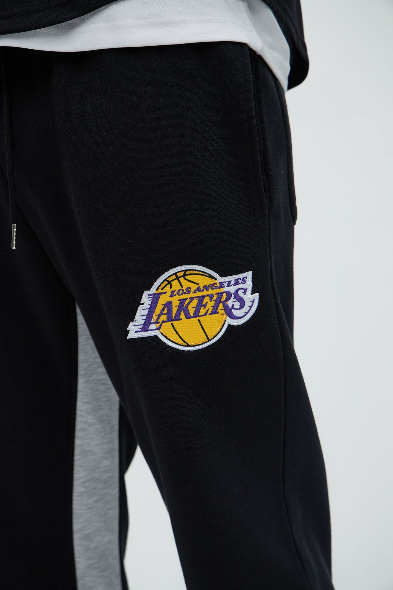 Lakers Backboard Skinny Flare Sweatpants - Black/Purple