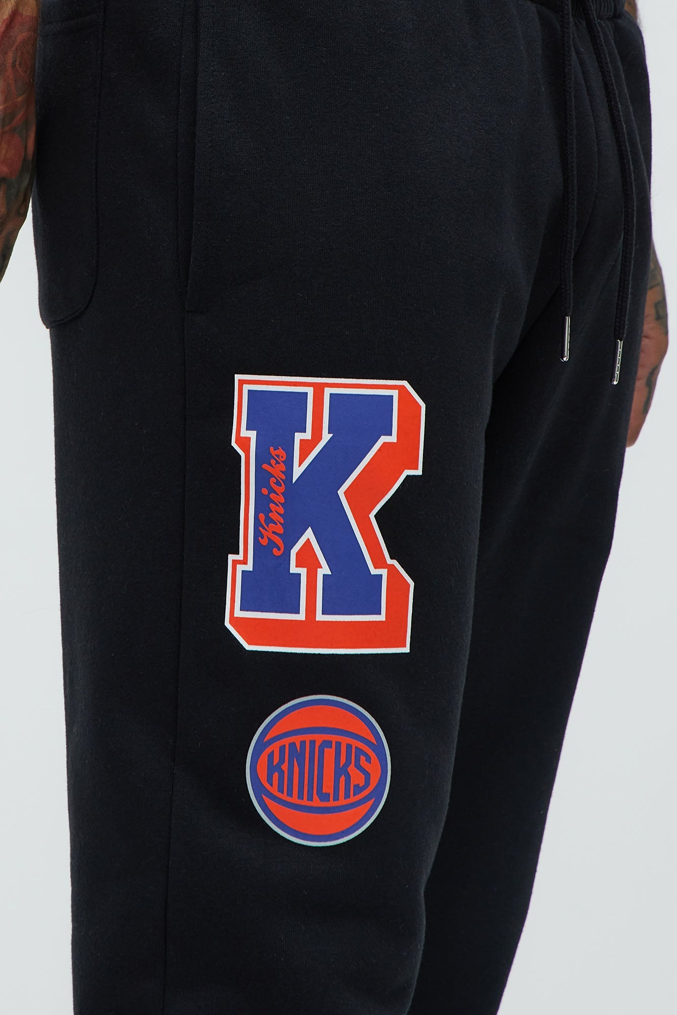 Knicks Backboard Skinny Flare Sweatpants - Blue/Black