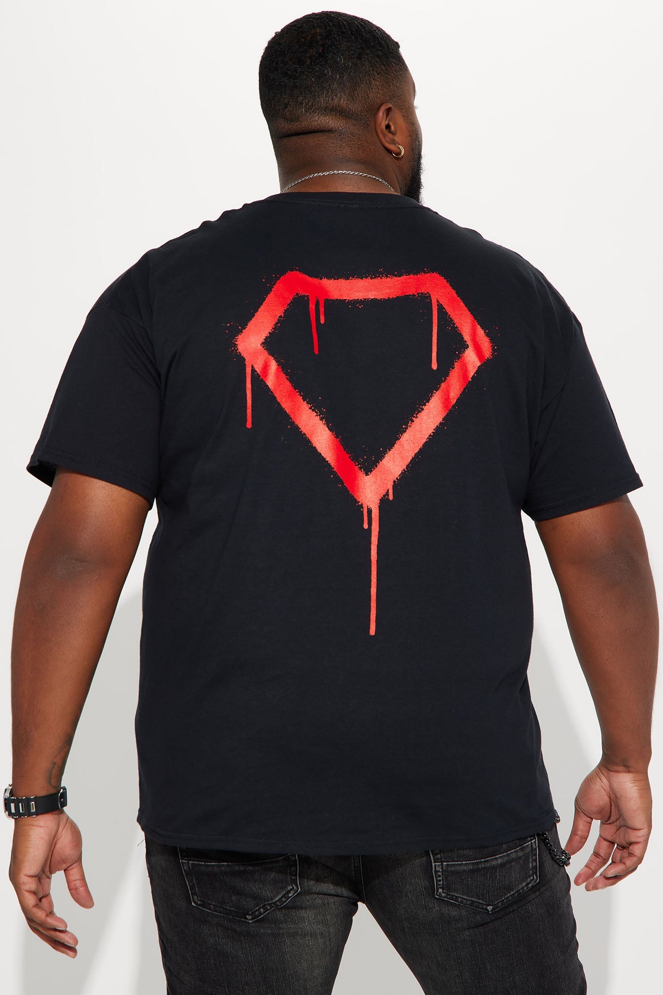 Diamond Goat Short Sleeve Tee - Black