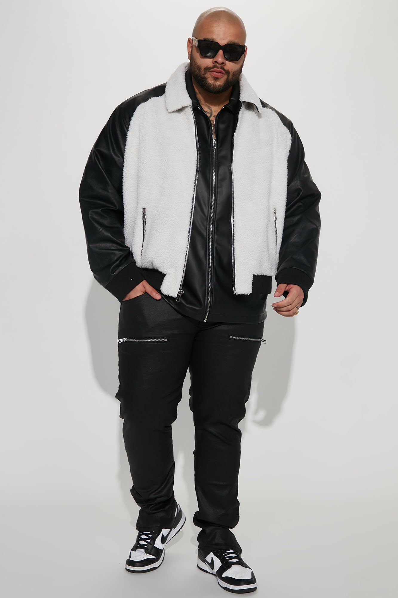 Keeping It Cool Waxed Skinny Pants - Black