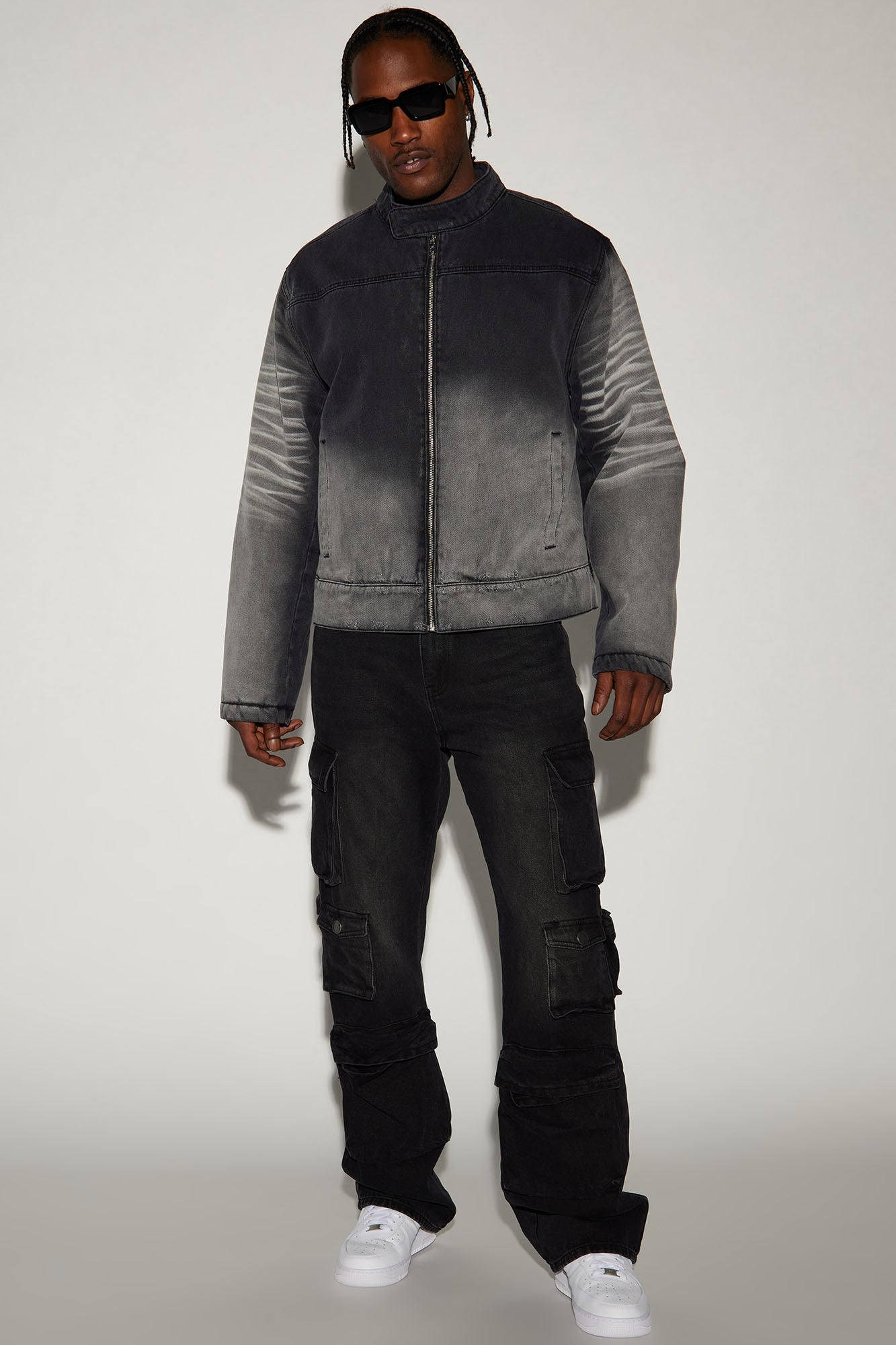 Stay Looking Rigid Straight Carpenter Jeans - Black