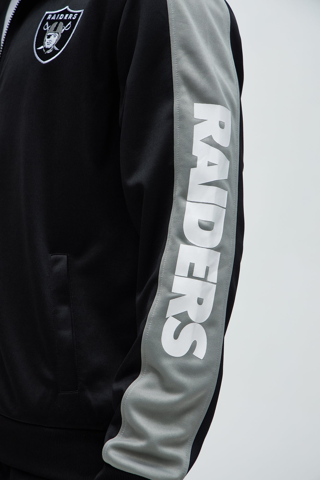 Raiders Stand By Track Jacket - Black