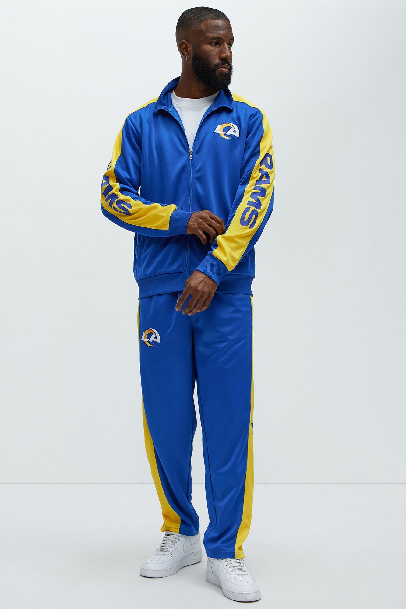 Rams Stand By Track Jacket - Royal