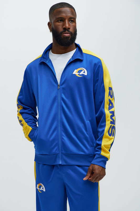 Rams Stand By Track Jacket - Royal