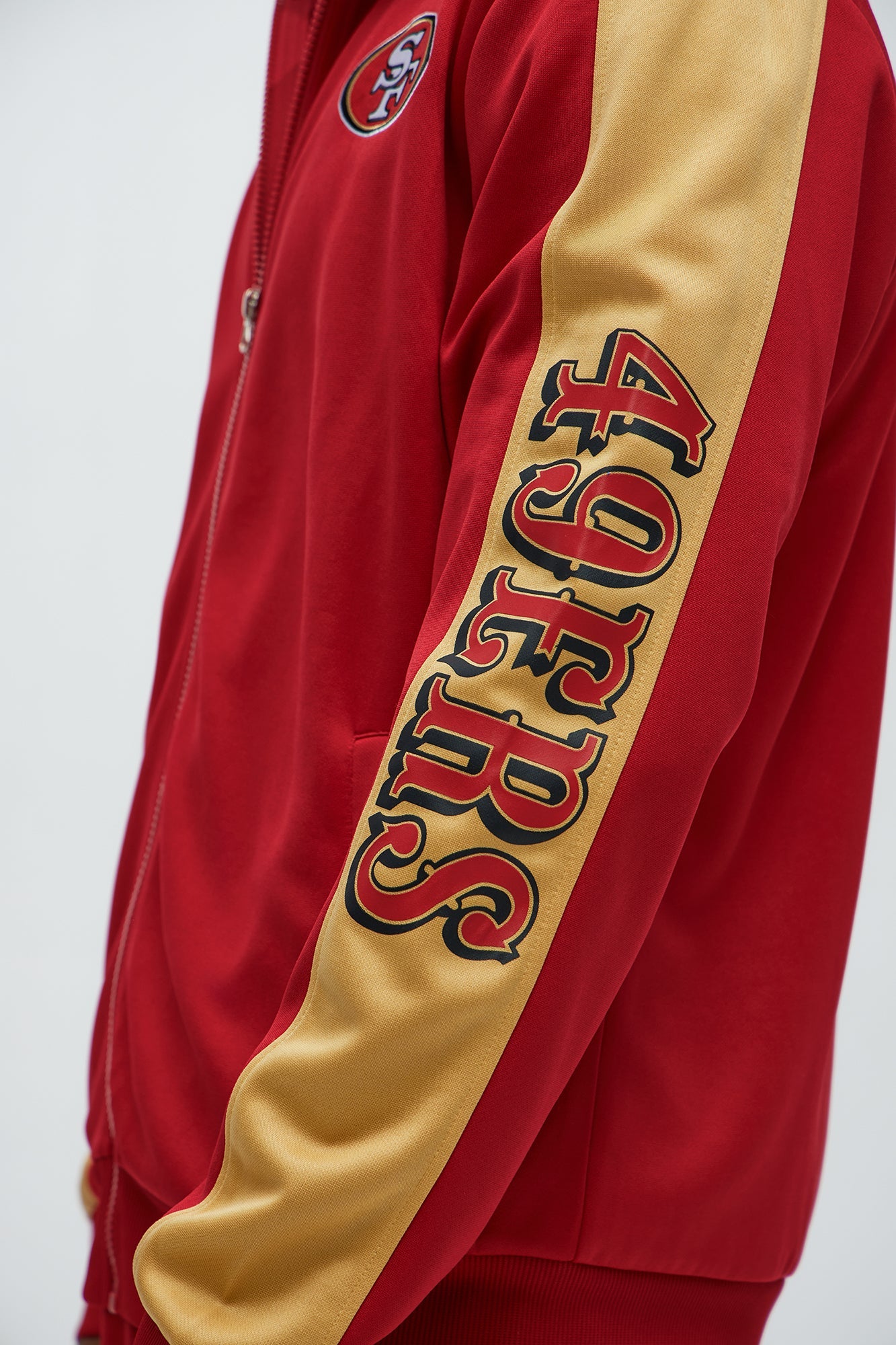 49ers Stand By Track Jacket - Red/combo