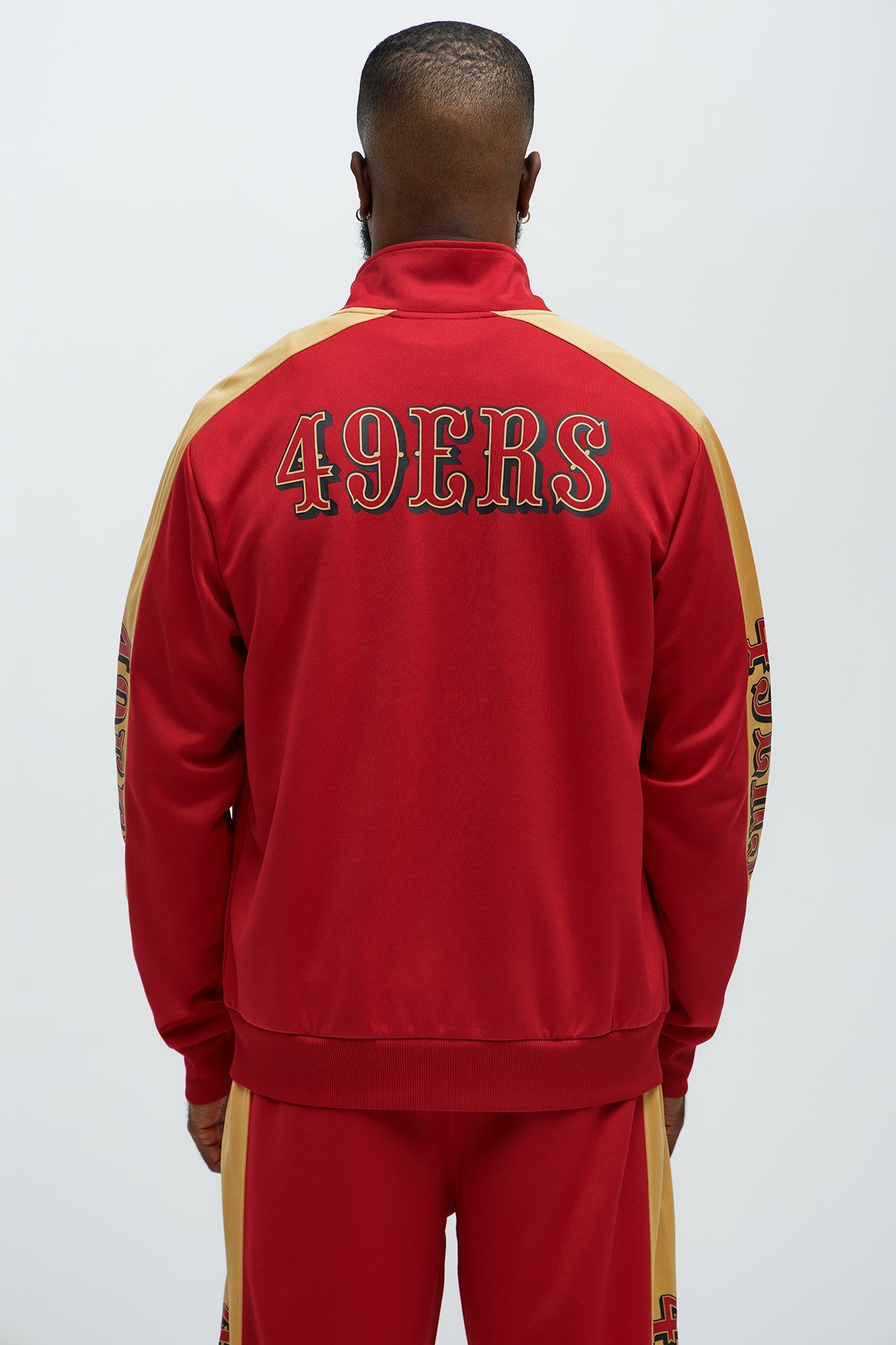 49ers Stand By Track Jacket - Red/combo