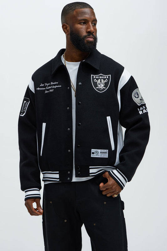 Raiders Air Supremacy Jacket - Black/White