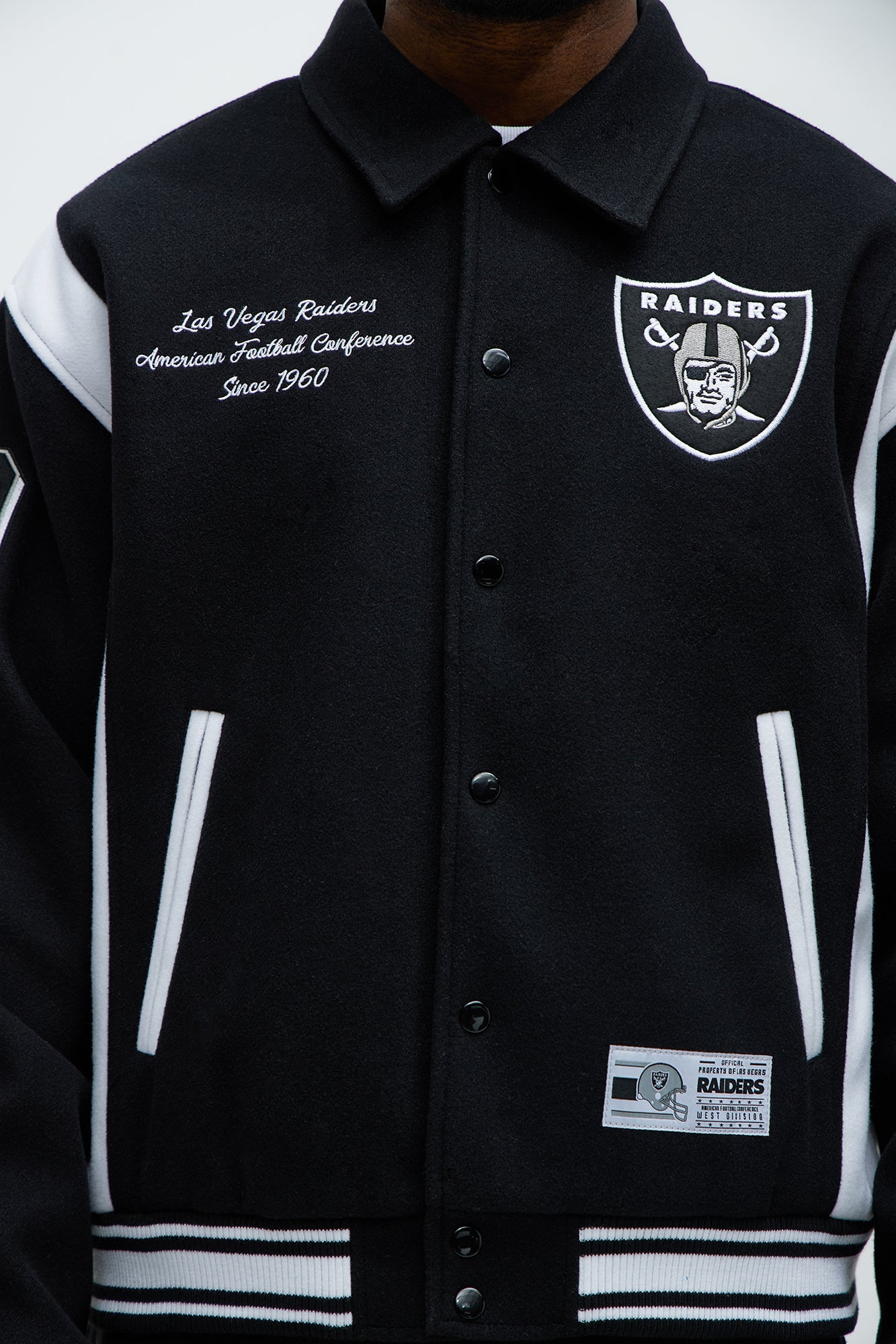 Raiders Air Supremacy Jacket - Black/White