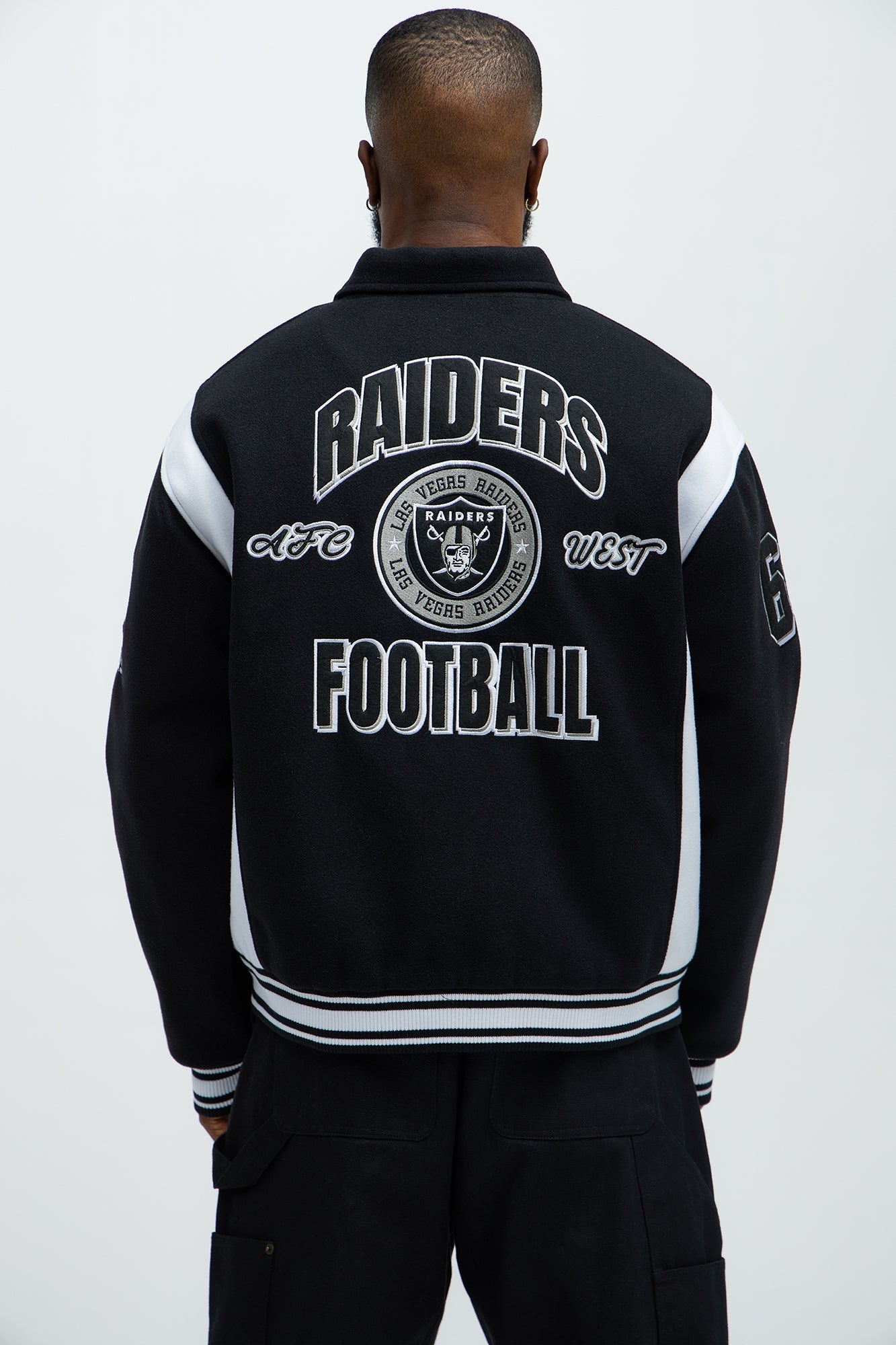 Raiders Air Supremacy Jacket - Black/White