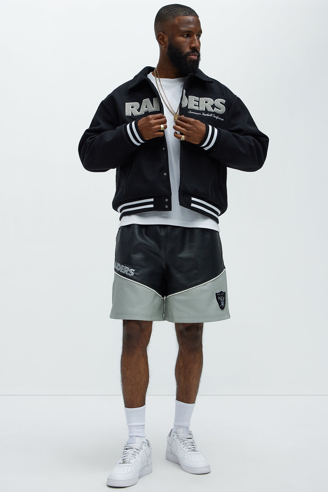 Raiders Kodiak Mountain Jacket - Black/Grey