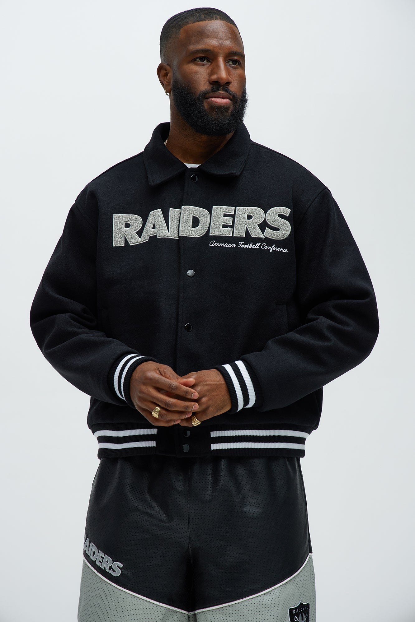 Raiders Kodiak Mountain Jacket - Black/Grey