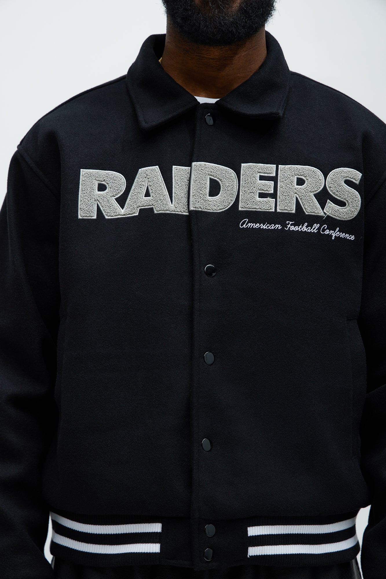 Raiders Kodiak Mountain Jacket - Black/Grey