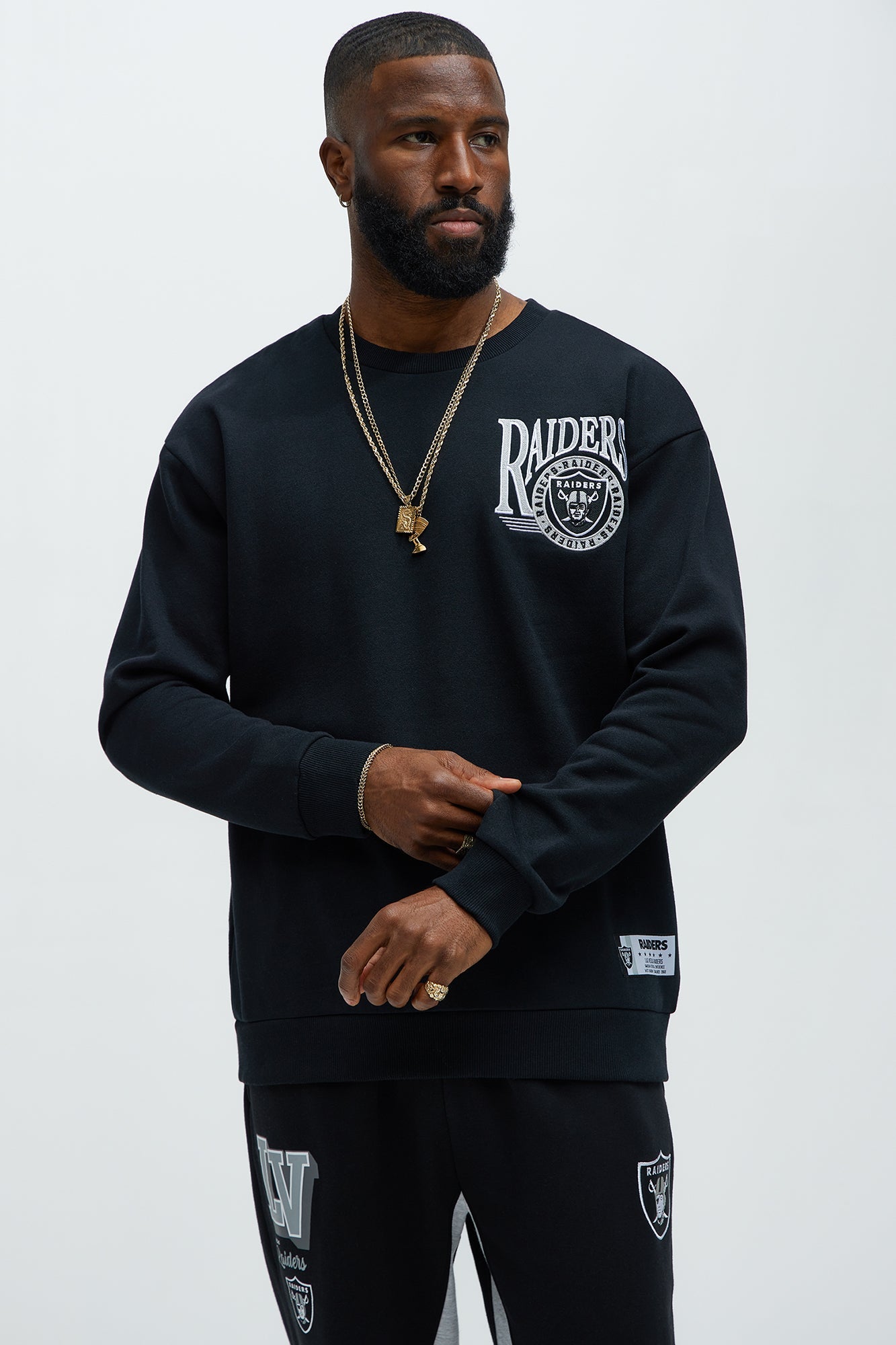 Raiders Crewneck Sweatshirt - Black