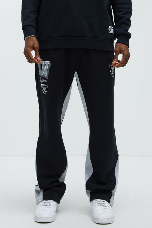 Raiders Bold Flare Sweatpants - Black