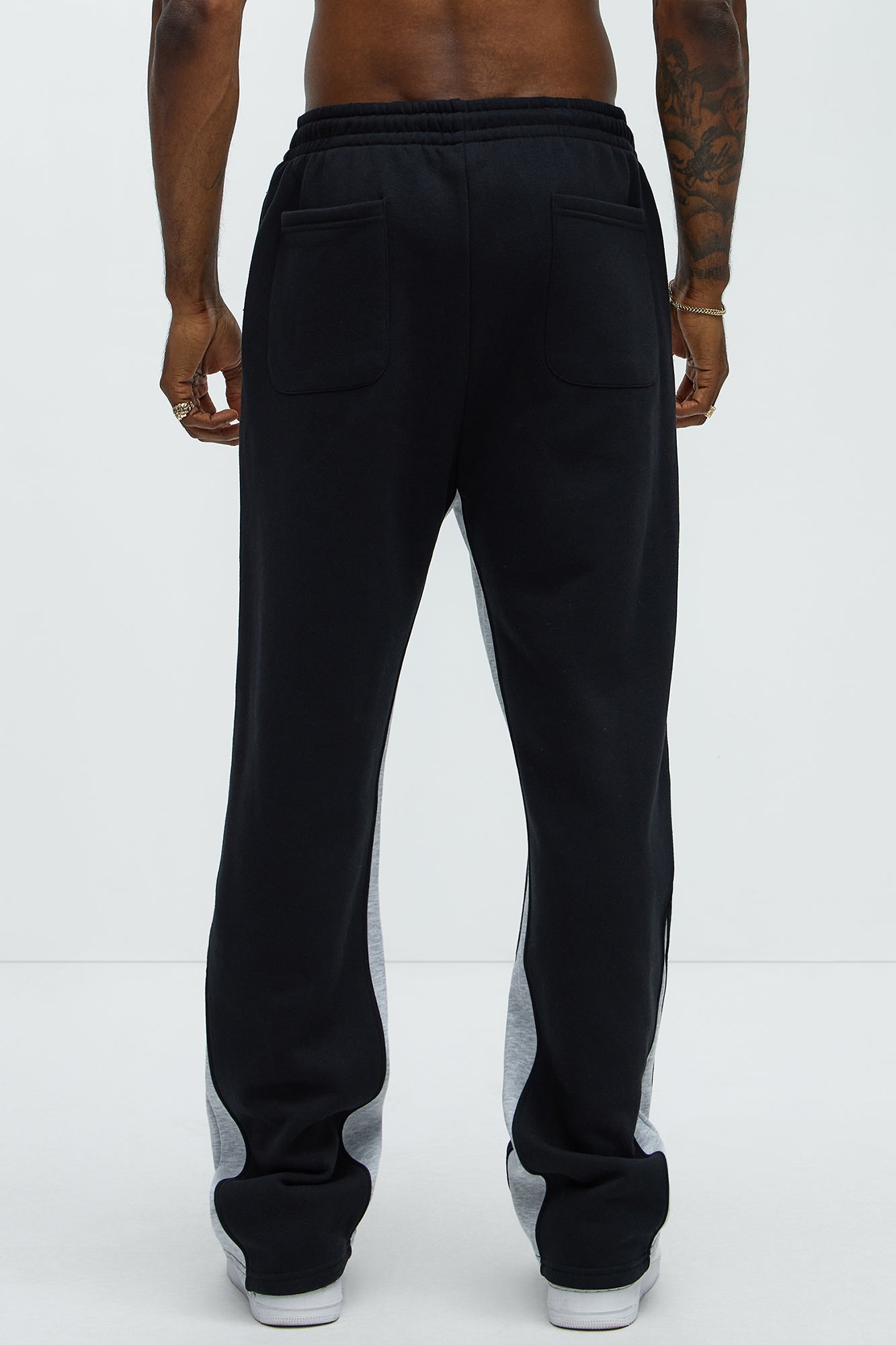 Raiders Bold Flare Sweatpants - Black
