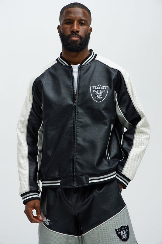 Raiders High Standard Jacket - Black/White