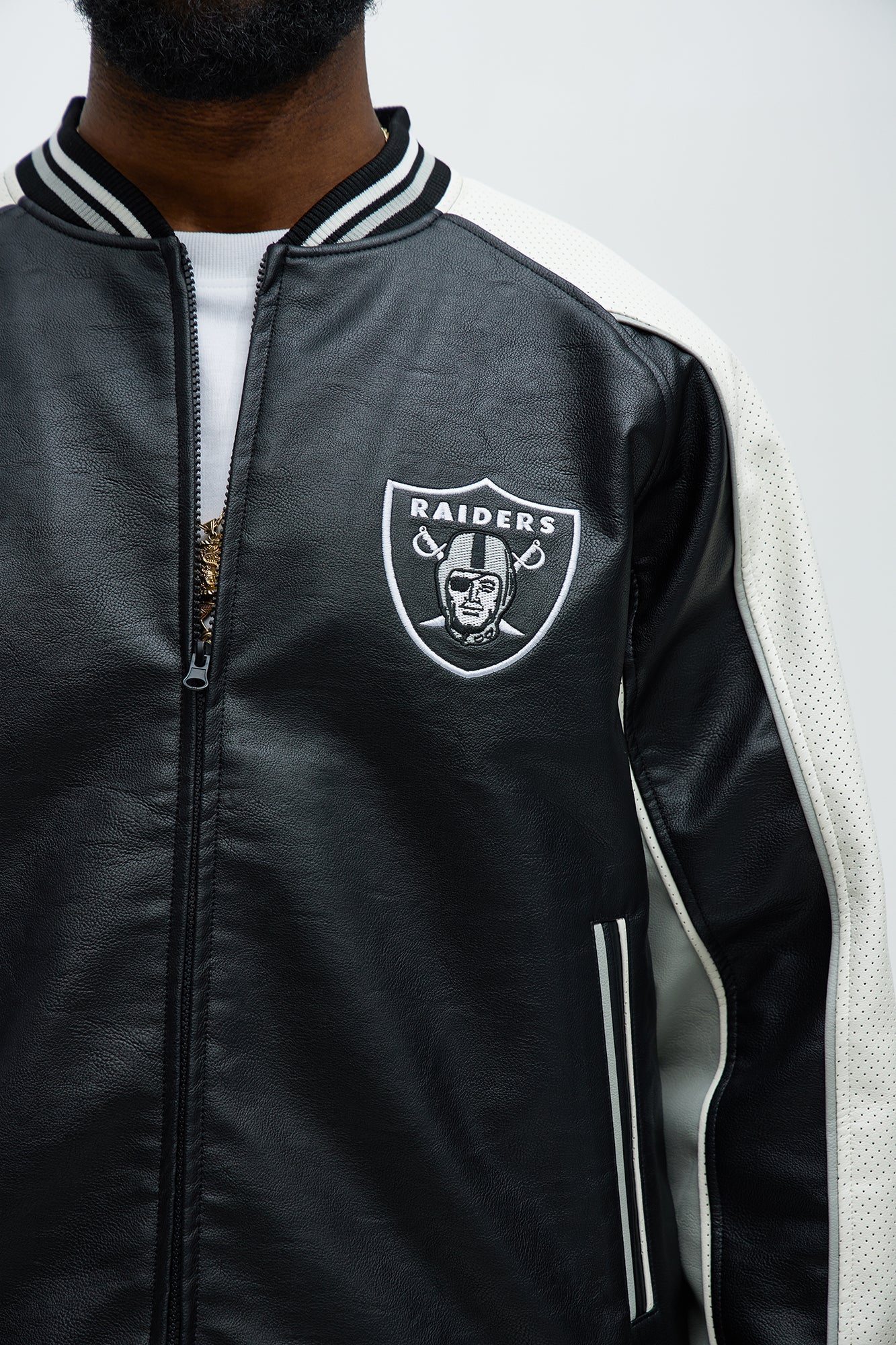 Raiders High Standard Jacket - Black/White
