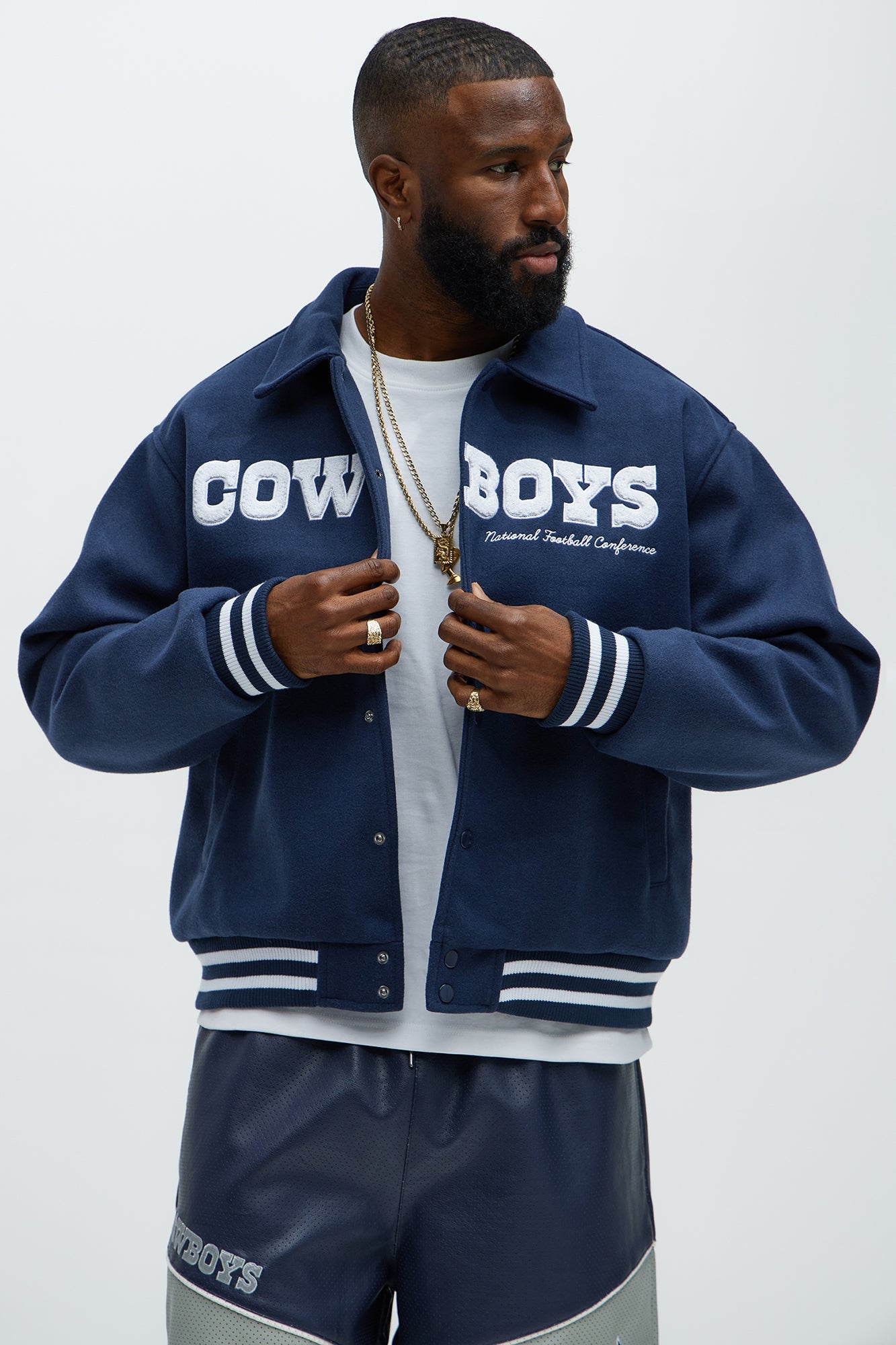 Cowboys Kodiak Mountain Jacket - White/Blue