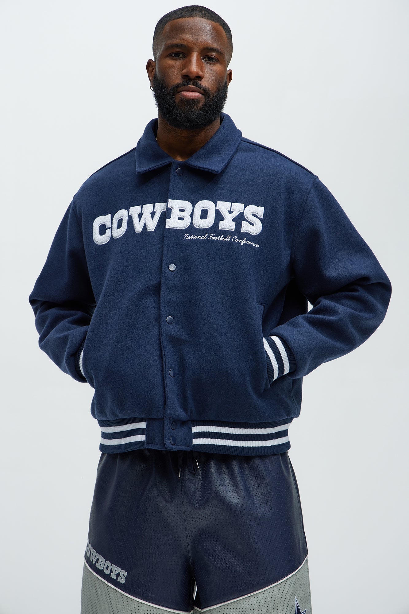 Cowboys Kodiak Mountain Jacket - White/Blue