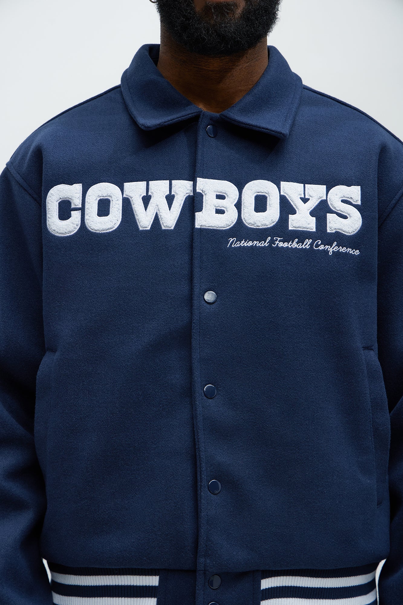 Cowboys Kodiak Mountain Jacket - White/Blue