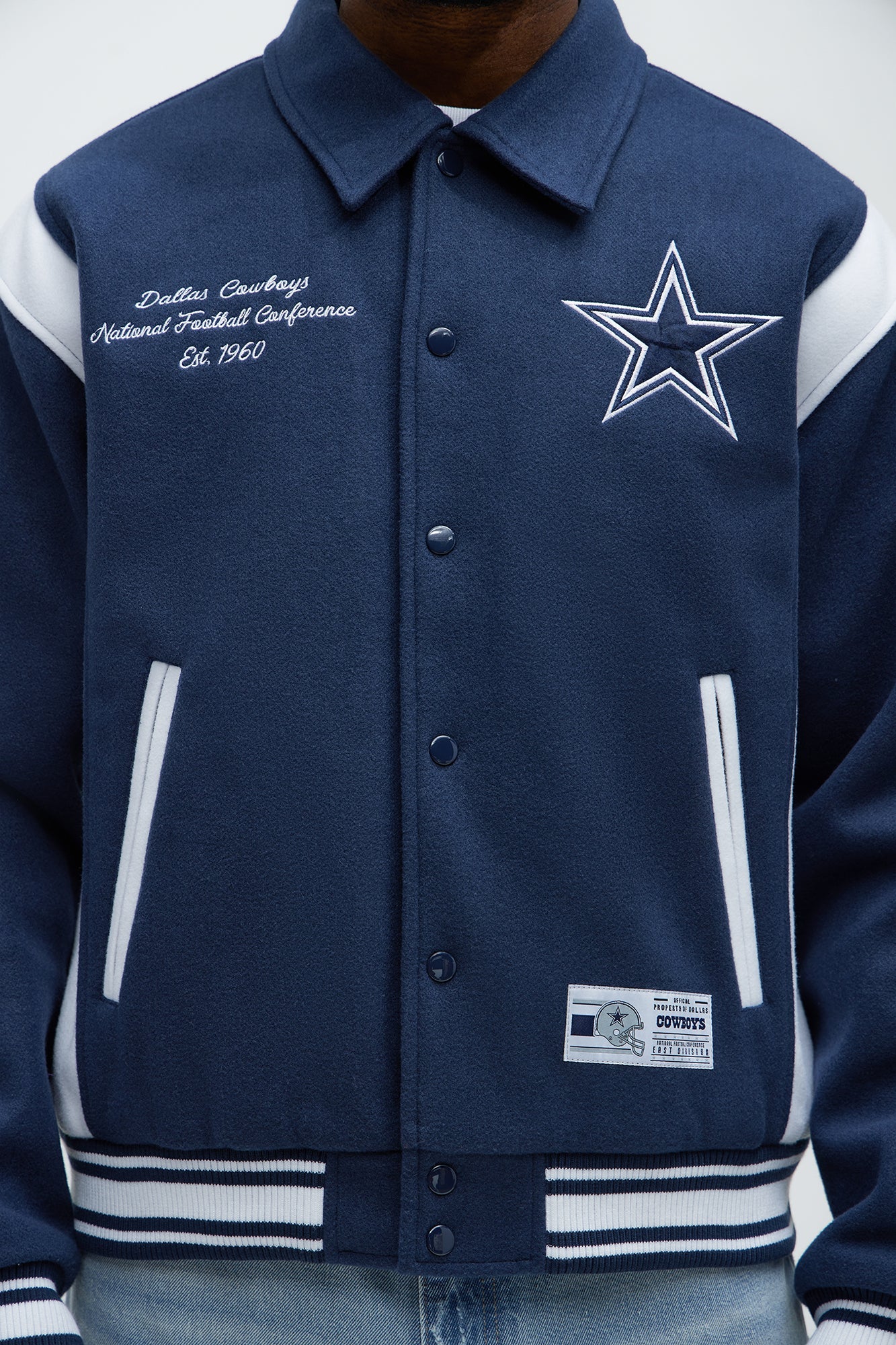 Cowboys Air Supremacy Jacket - White/Blue