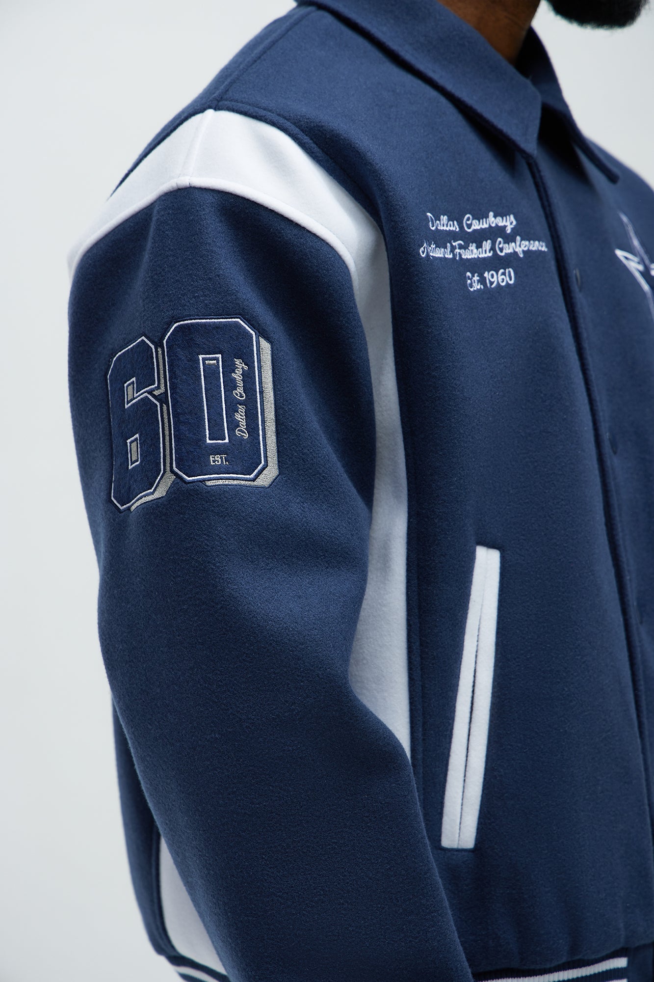 Cowboys Air Supremacy Jacket - White/Blue