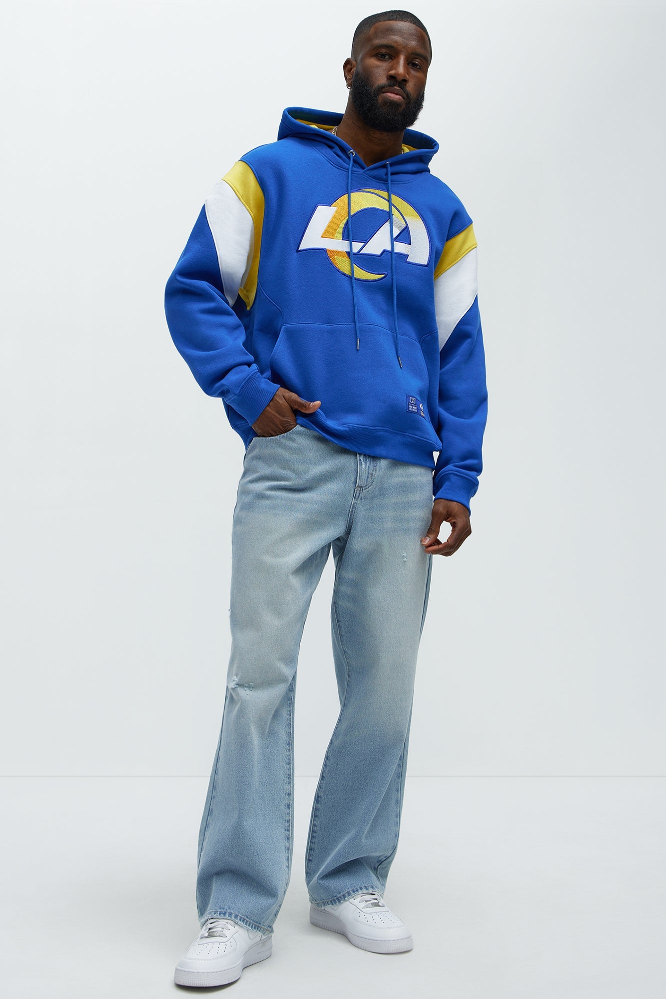 Rams Friday Night Lights Hoodie - Blue
