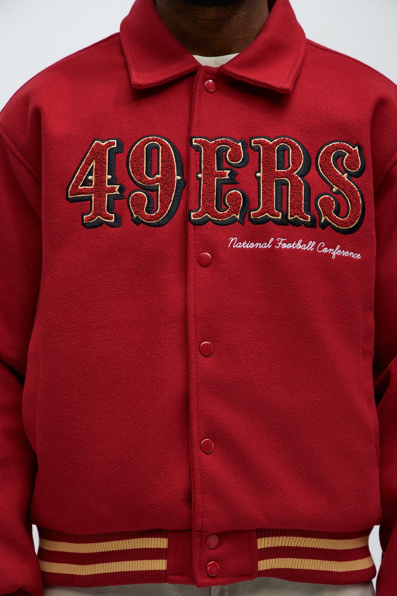 49ers Kodiak Mountain Jacket - Gold/Red 