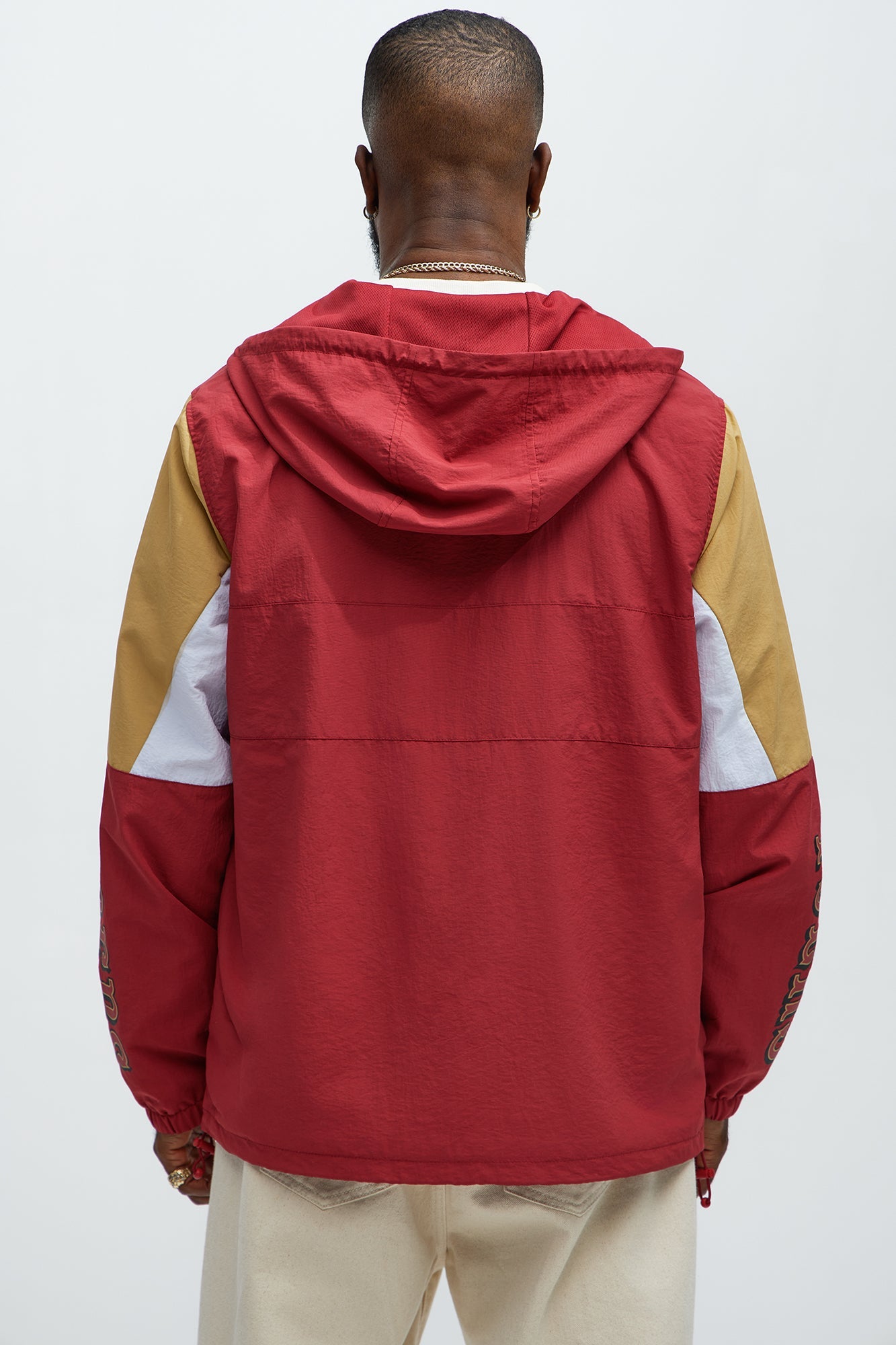 49ers Superstar Status Anorak - Gold/Red