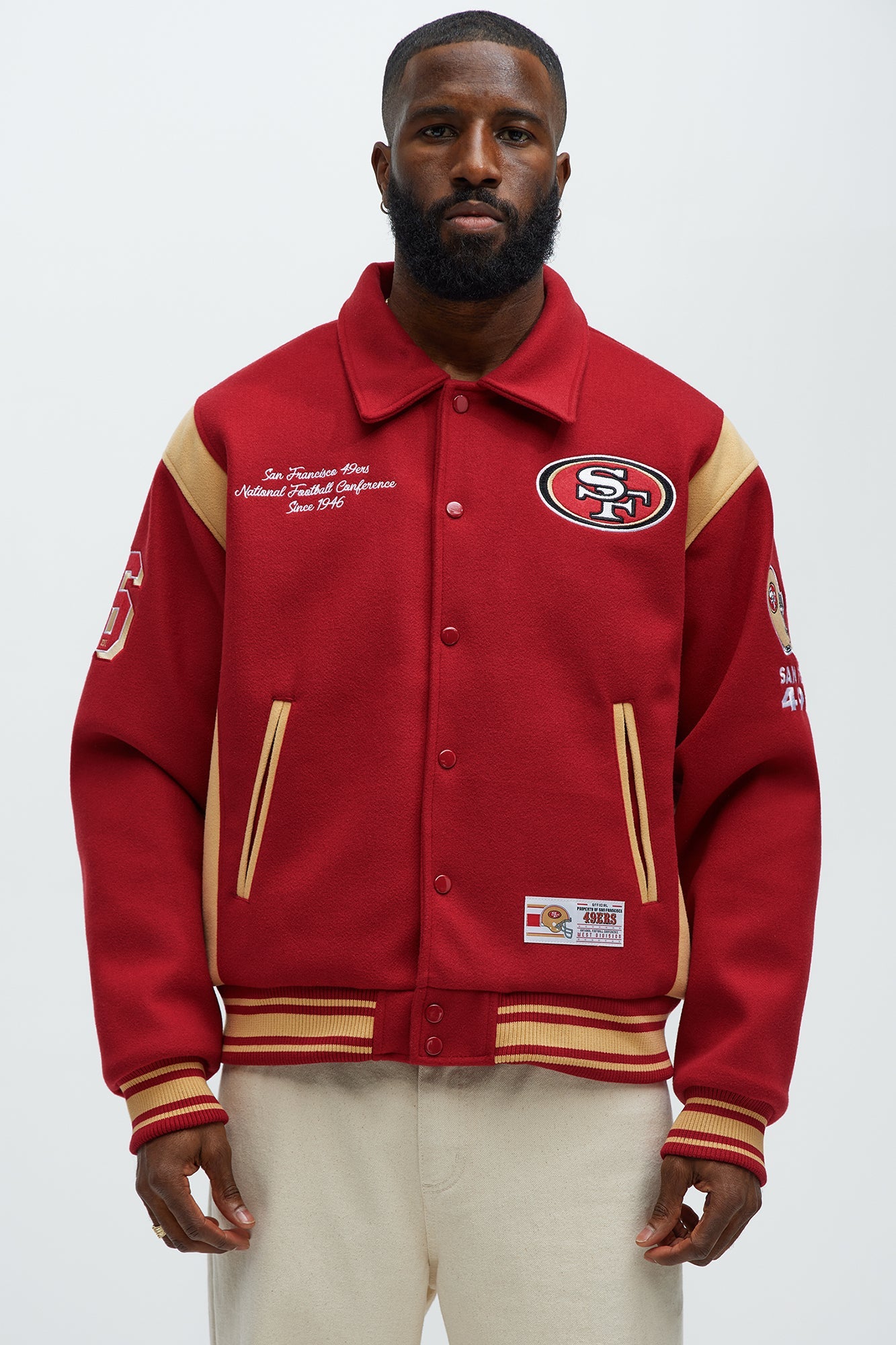 49ers Air Supremacy Jacket - Gold/Red