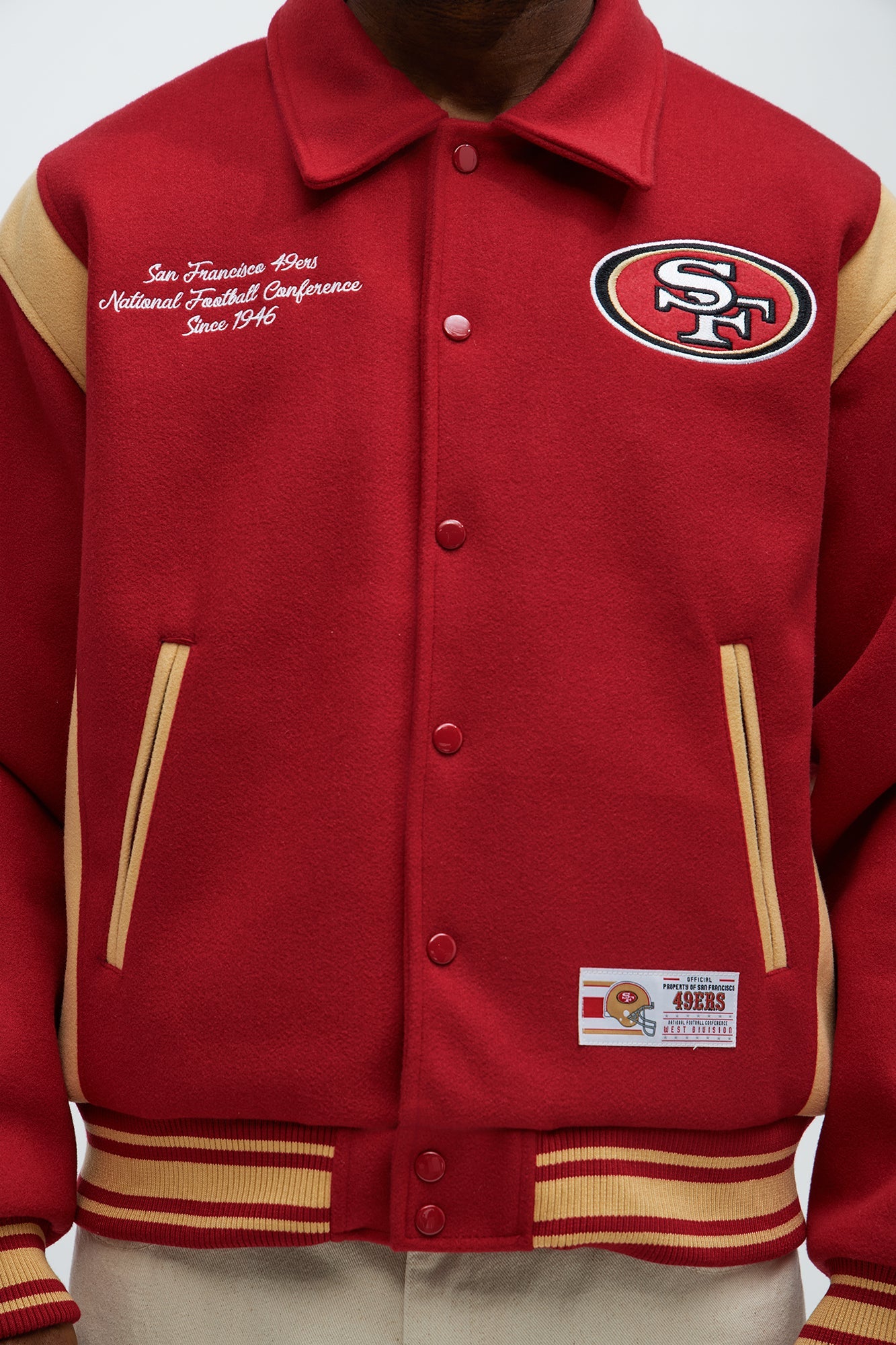 49ers Air Supremacy Jacket - Gold/Red