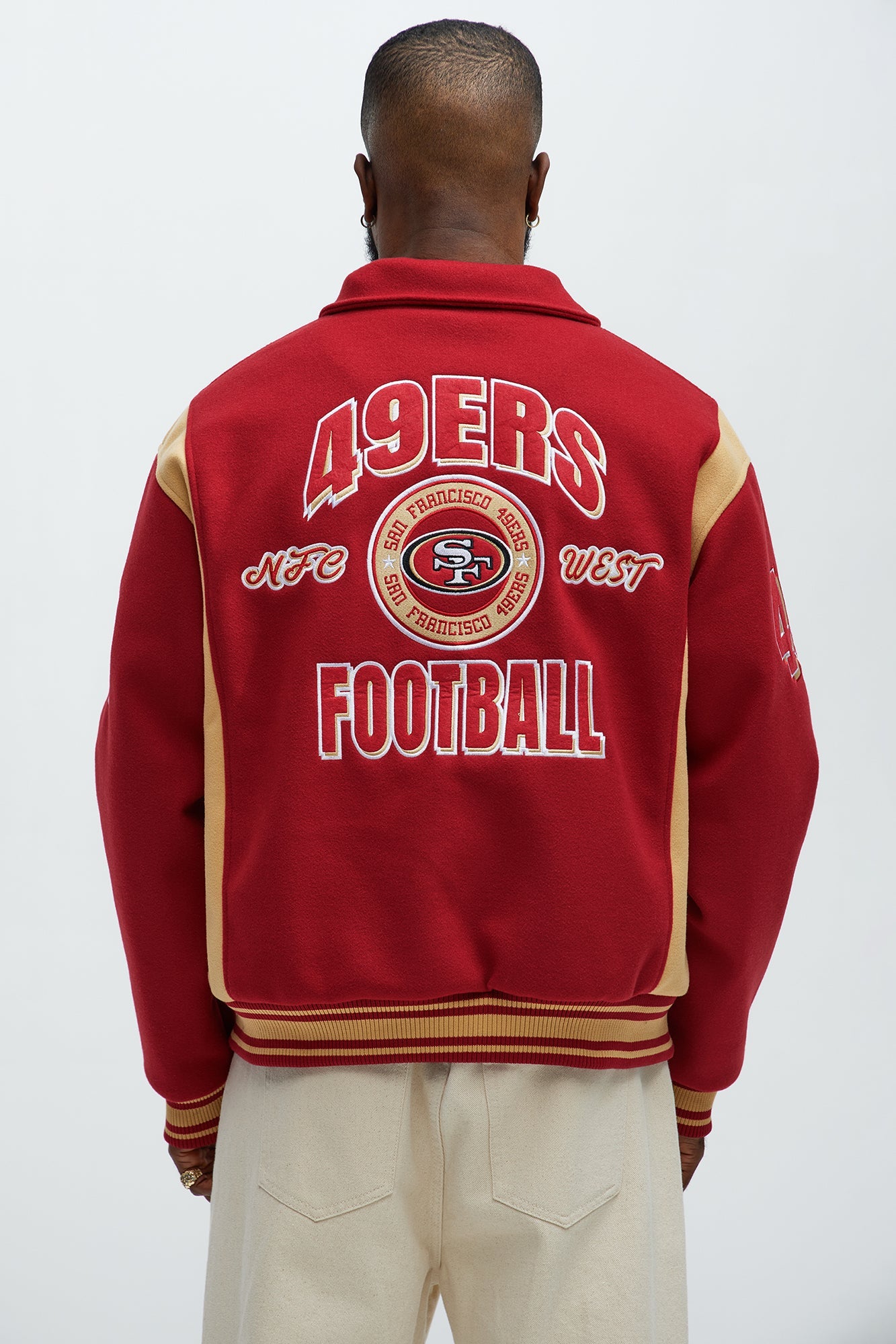 49ers Air Supremacy Jacket - Gold/Red