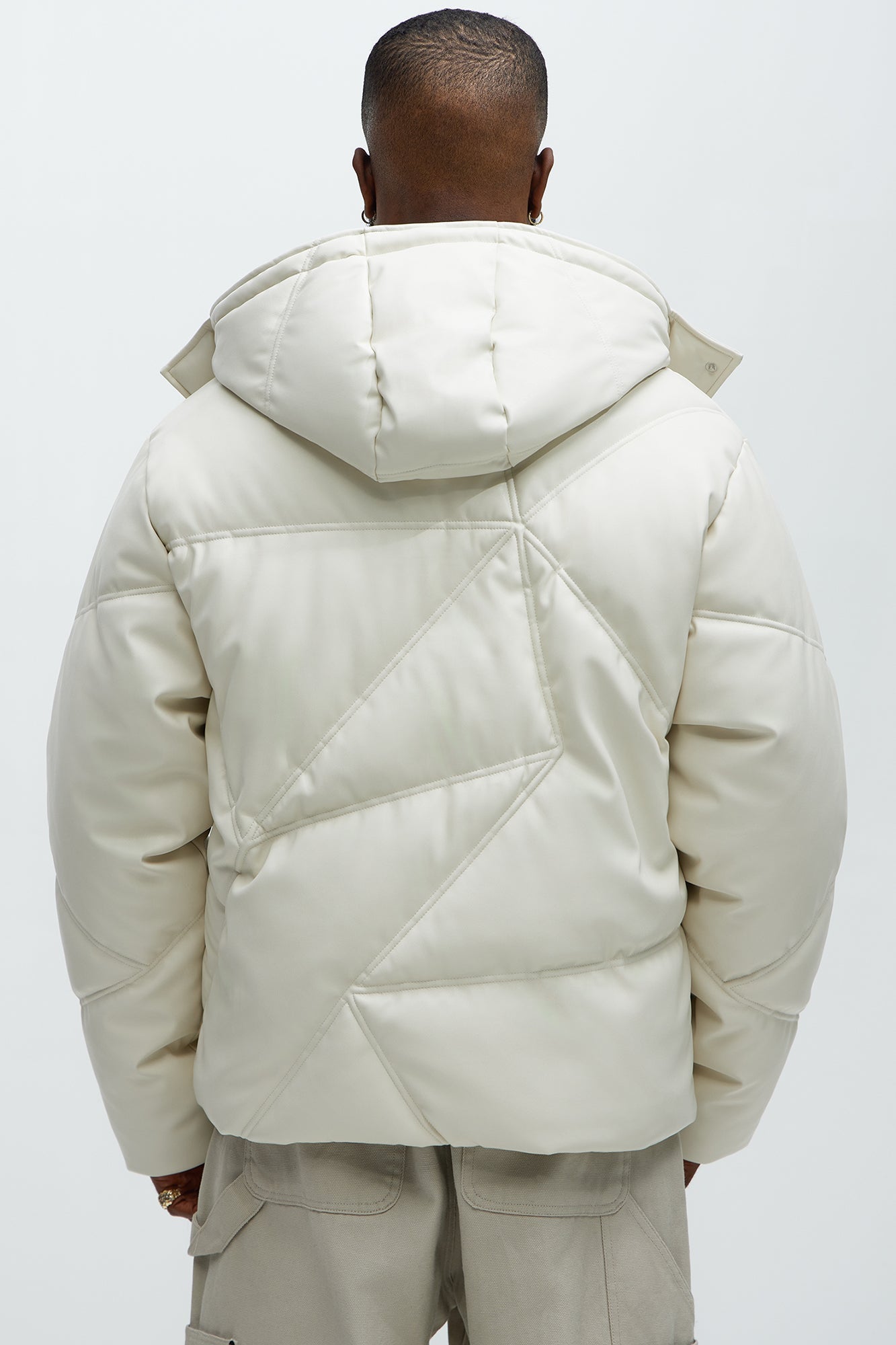 Looking For Me Padded Hood Puffer - White