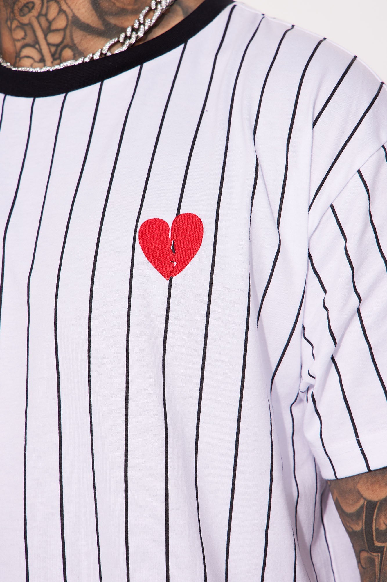 Heartbreak Kingpin Short Sleeve Tee - White/Black