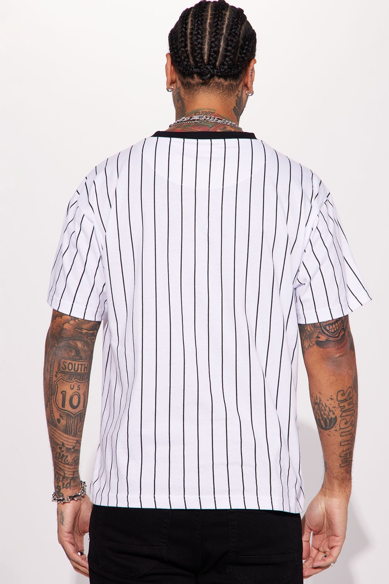 Heartbreak Kingpin Short Sleeve Tee - White/Black